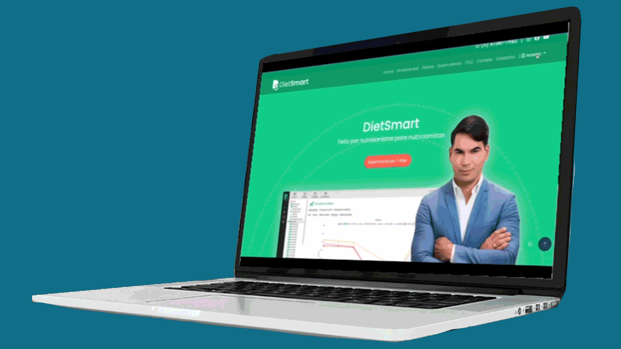 Demonstração da área do usuário